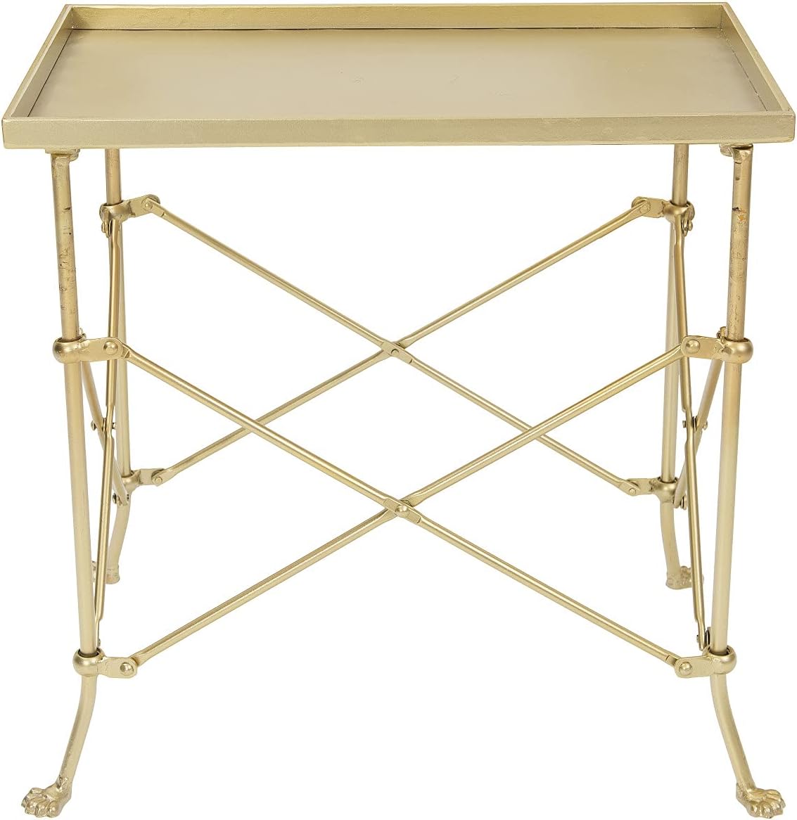 Gold Metal Rectangle Table T6110