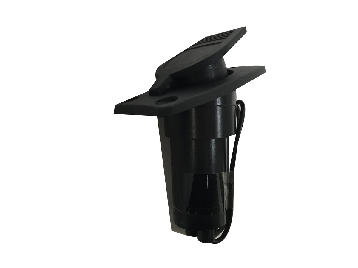 Red Green Angled Pole Bow Light with 2-Prong Pole Base D131573