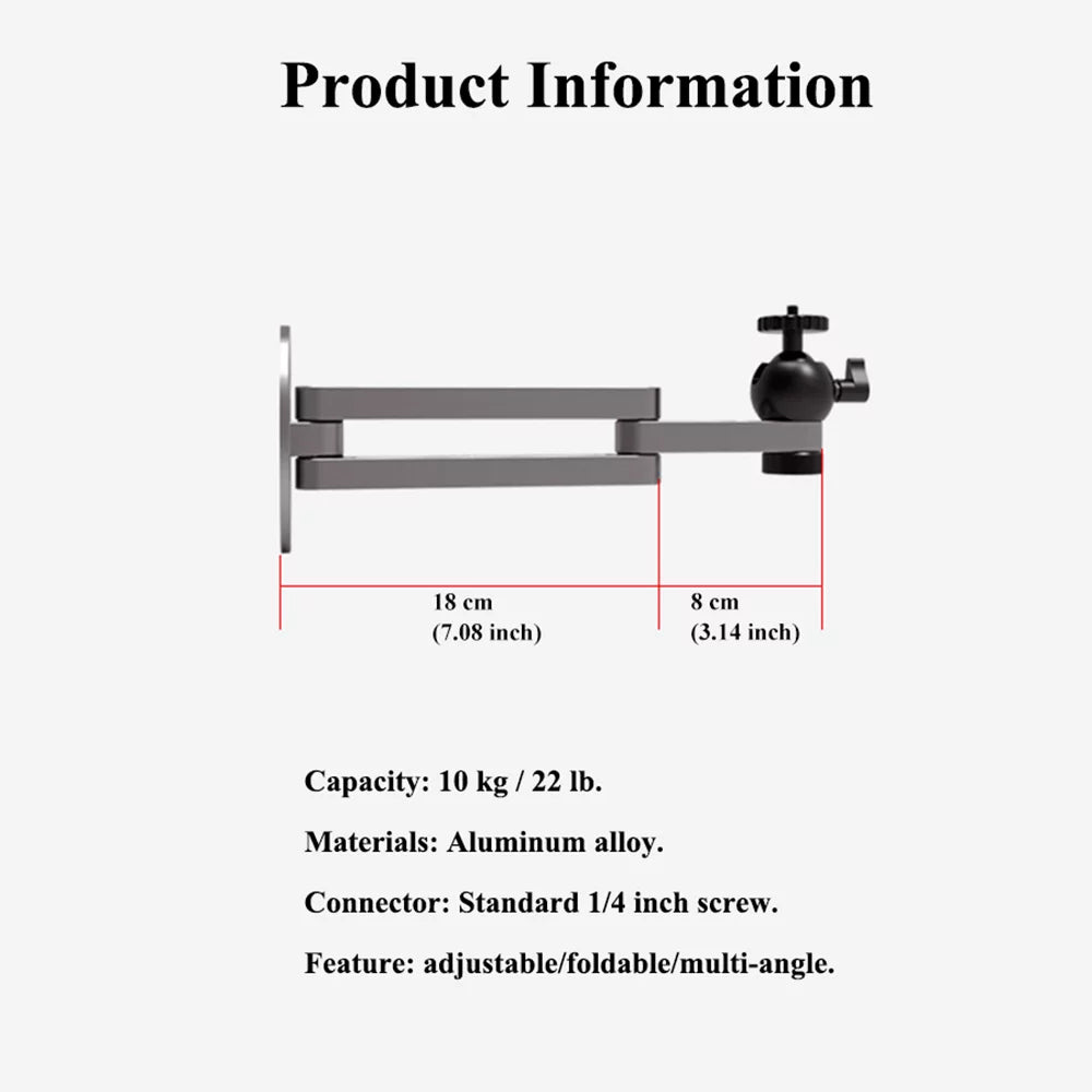 Wall Mount Projector Stand Aluminum Alloy J337181