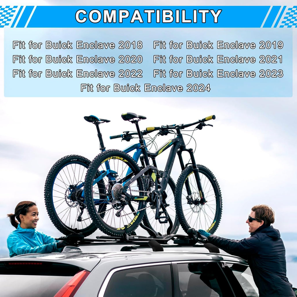 220LBS Aluminum Roof Rack Cross Bars Z196