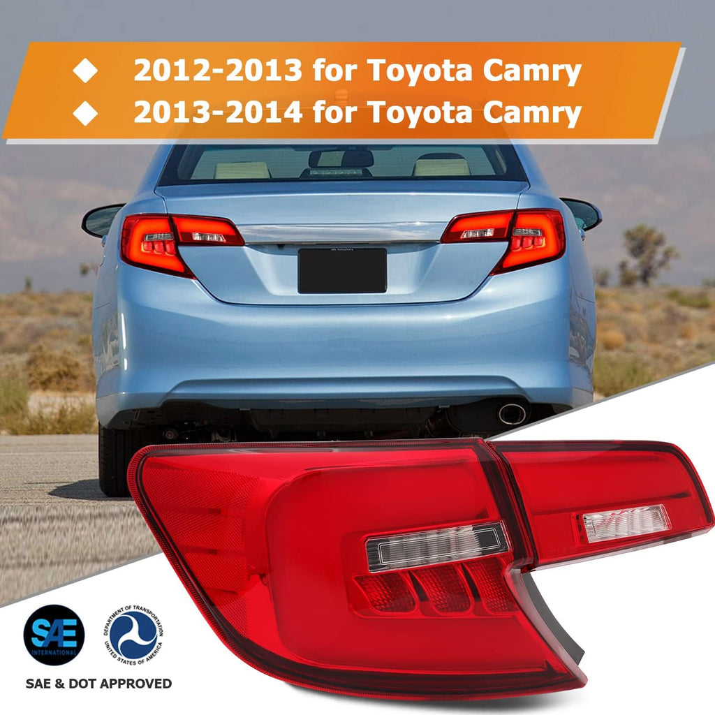 LED Tail Light Assembly for Toyota Camry 2012-2014 K4028