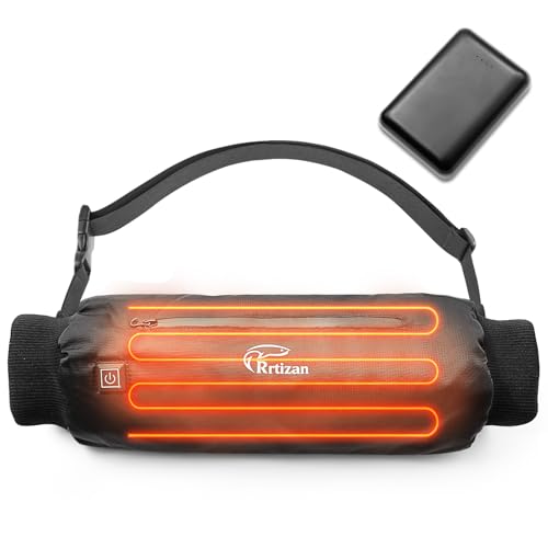 Heated Hand Warmer Pouch with 10000mAh Power Bank, 3 Levels Heating, Waterproof N8796
