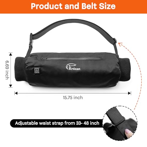 Heated Hand Warmer Pouch with 10000mAh Power Bank, 3 Levels Heating, Waterproof N8796