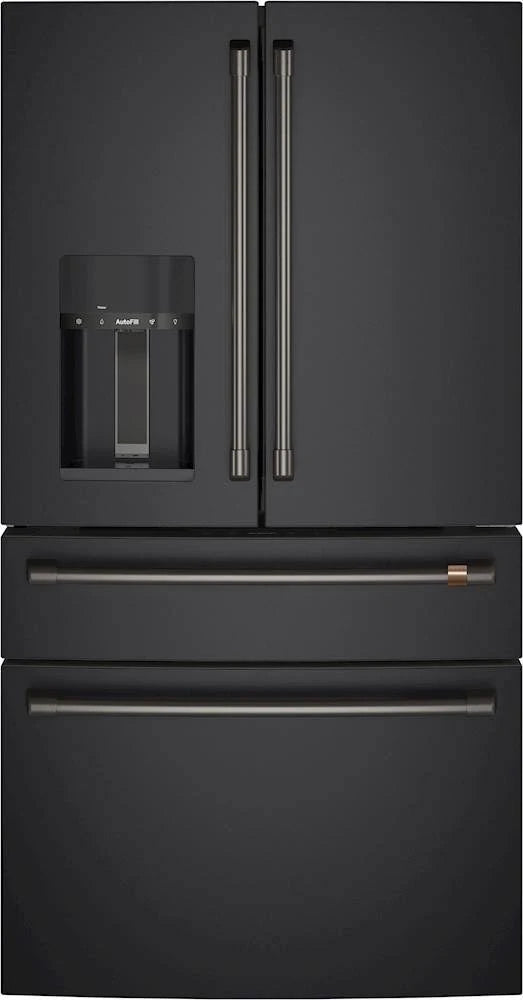 Brushed Black Refrigerator Handle Kit N2586