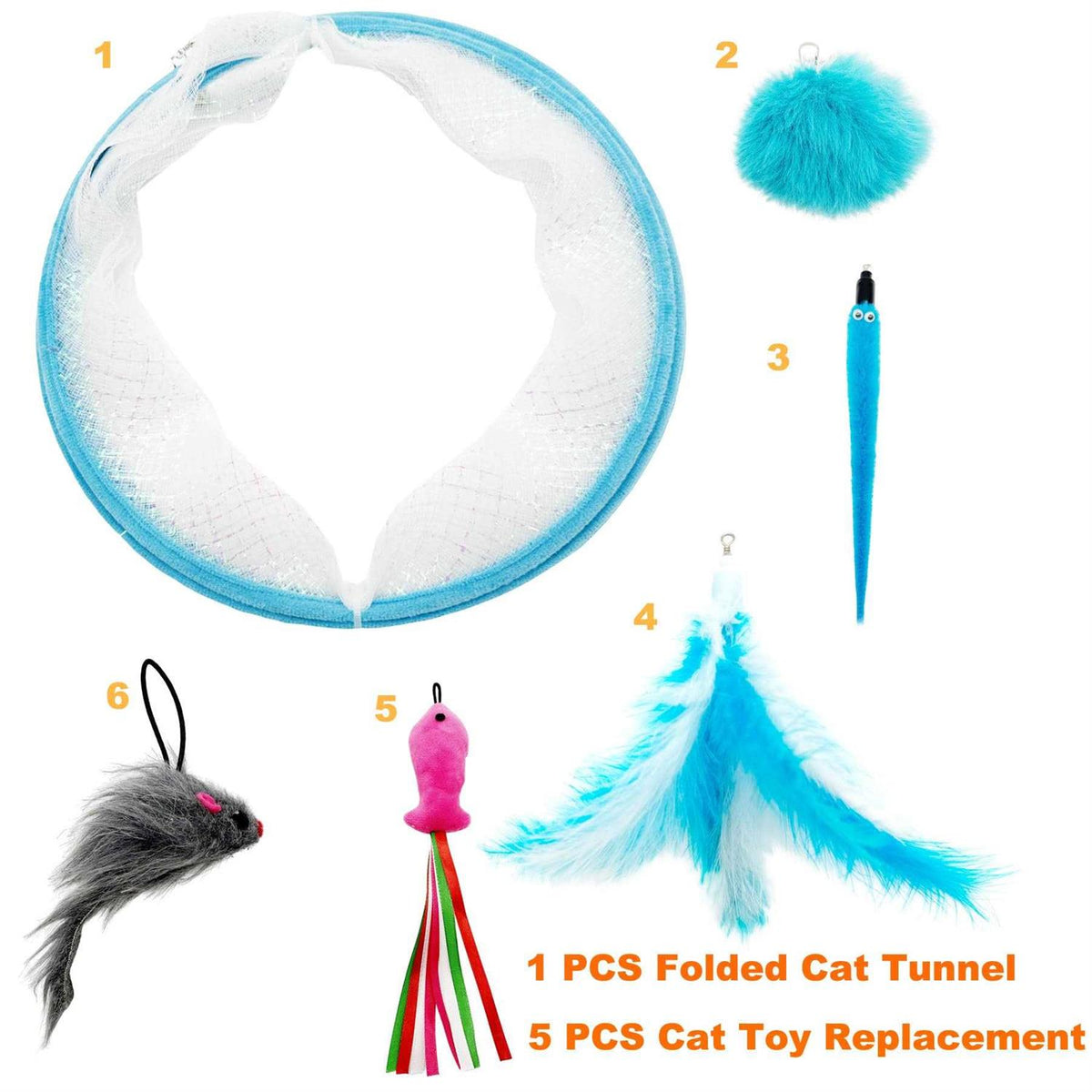 Foldable Cat Tunnel Toy V70012