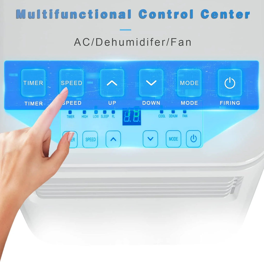 8000 BTU Portable Indoor Air Conditioner with Remote Control E188938