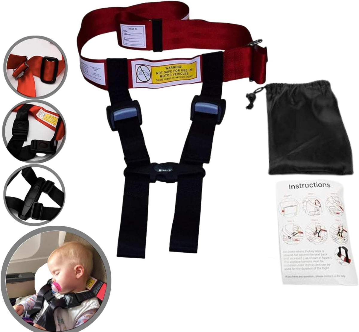 Airplane Safety Harness for Kids Q240