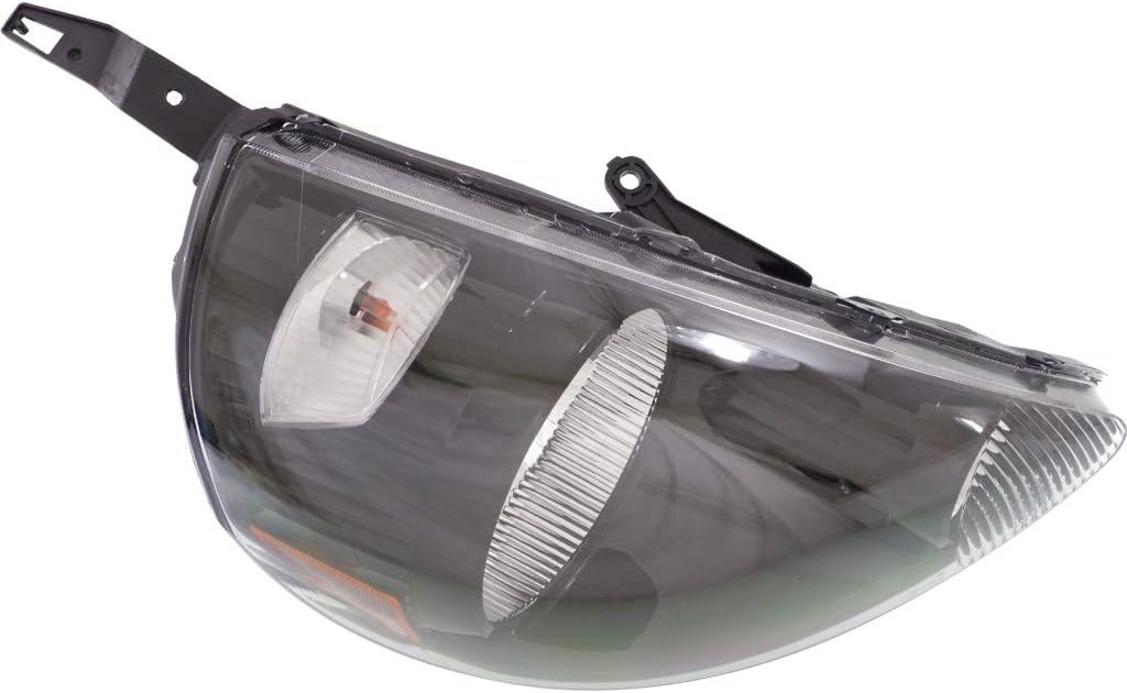 Black Passenger Side Headlight T9846