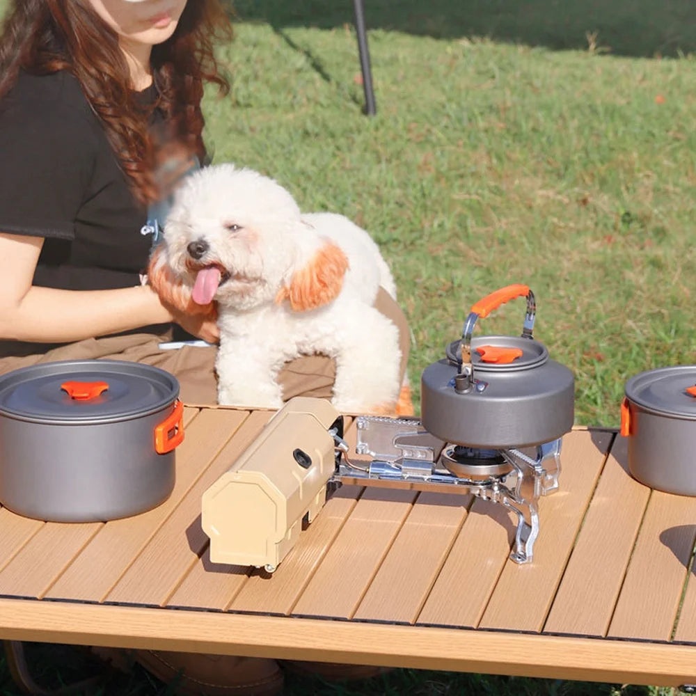 Portable Butane Camping Stove 2600W with Carrying Bag N653
