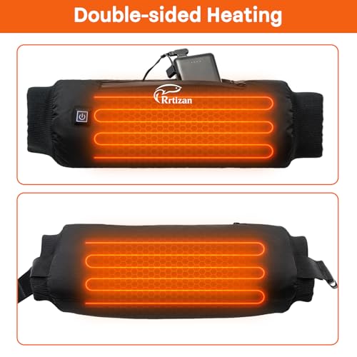 Heated Hand Warmer Pouch with 10000mAh Power Bank, 3 Levels Heating, Waterproof N8796