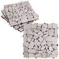 Natural Real Stone Interlocking Floor Deck Tiles 12"x12" W7624