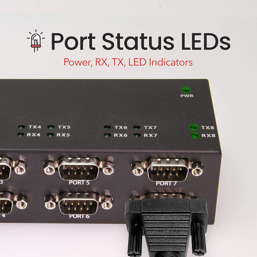 USB 8-Port Serial RS-232 with FTDI Chipset V971864