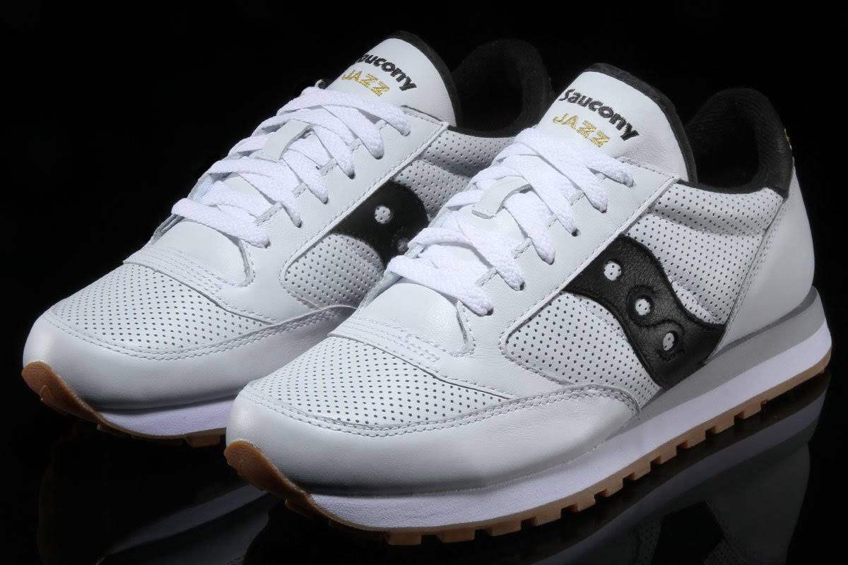 White Black Saucony Jazz Sneakers A67946