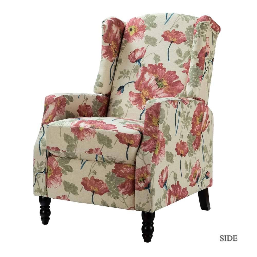 Navy Wing Back Manual Recliner B927057