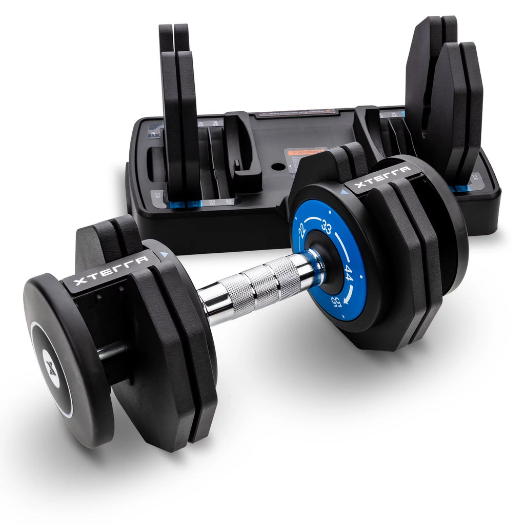 Adjustable Dumbbell 11, 22, 33, 44, 55 pounds D424