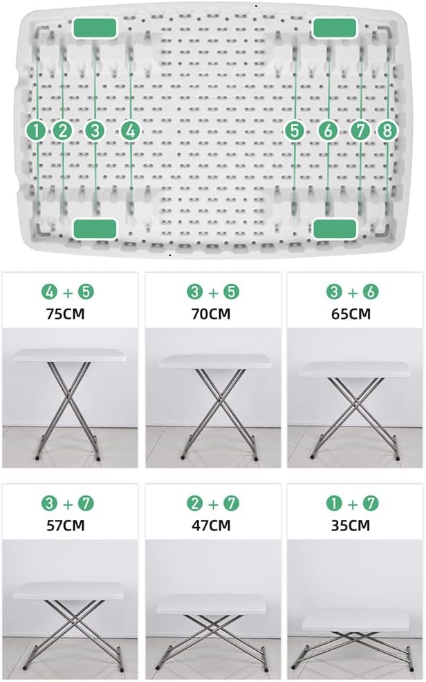 30" x 20" Heavy Duty Folding Plastic Table Z68560