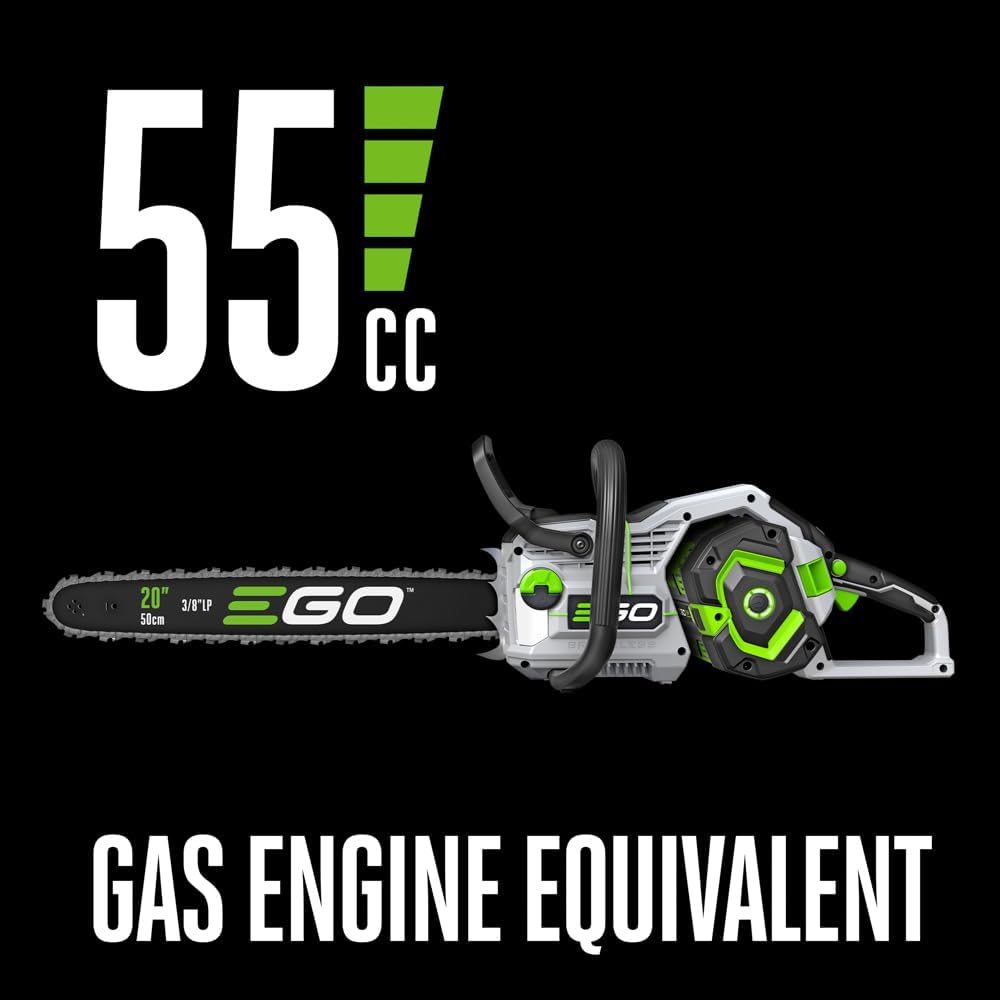 56-Volt Lithium-ion Cordless Chainsaw with 6Ah Battery S9371