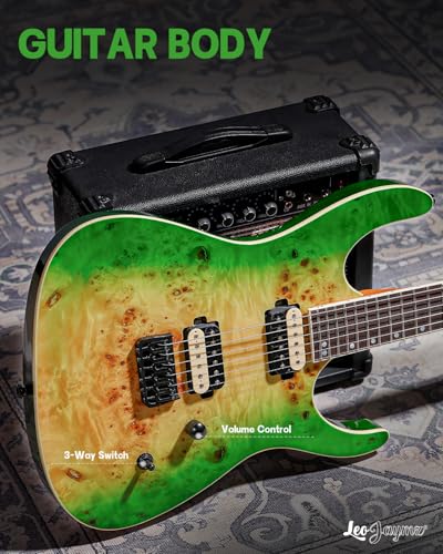 Blue Flame Electric Guitar V875
