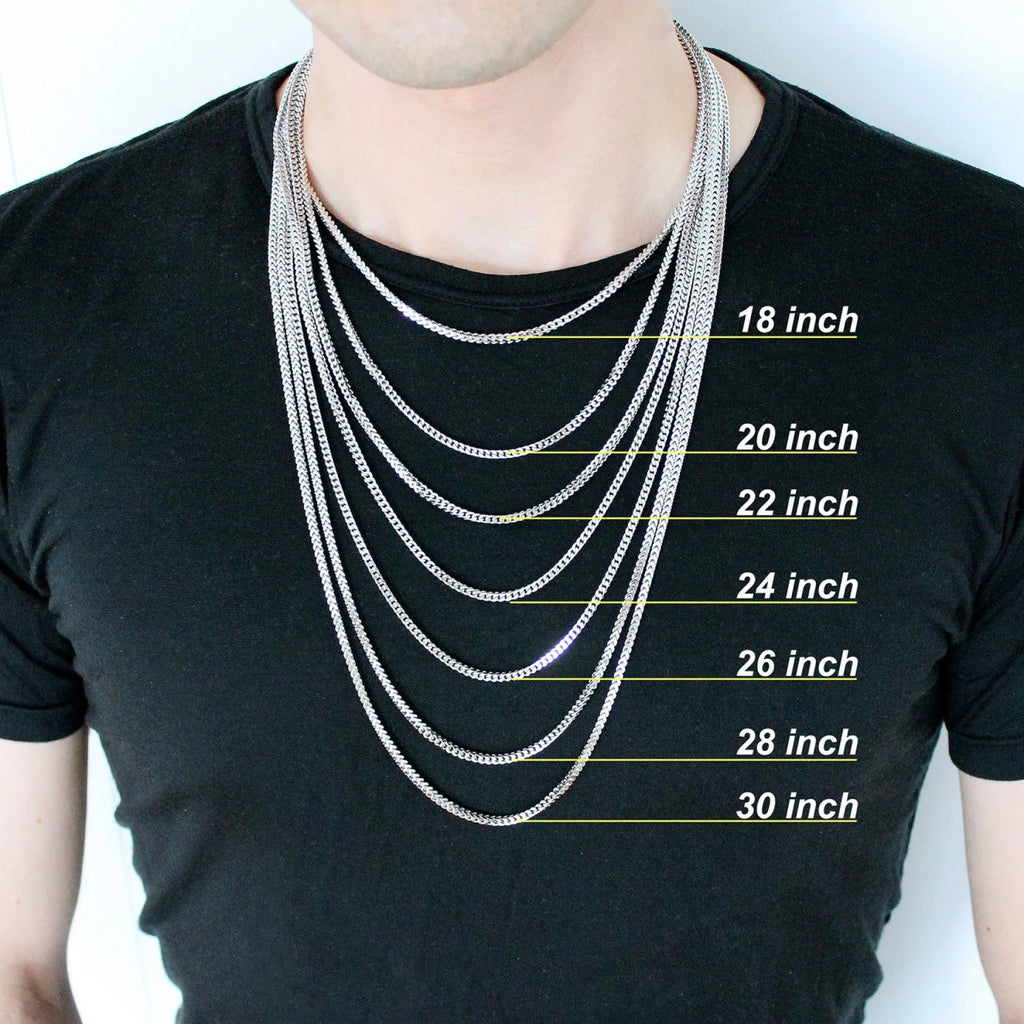 14k Yellow Gold Solid Figaro Chain Necklace 20" - 30" Q959