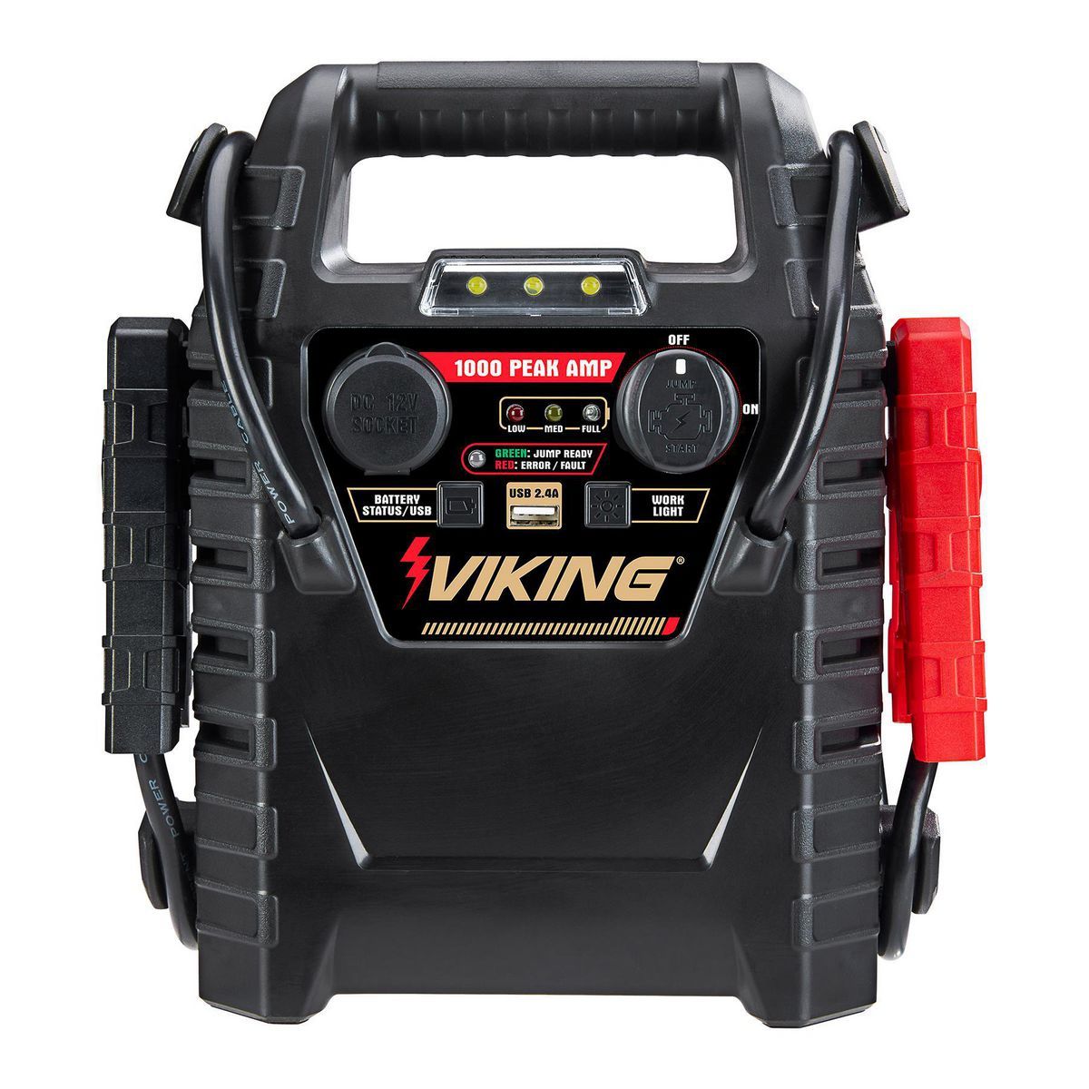 1000 Peak Amp Jump Starter and Power Pack with 150 PSI Air Compressor E8198