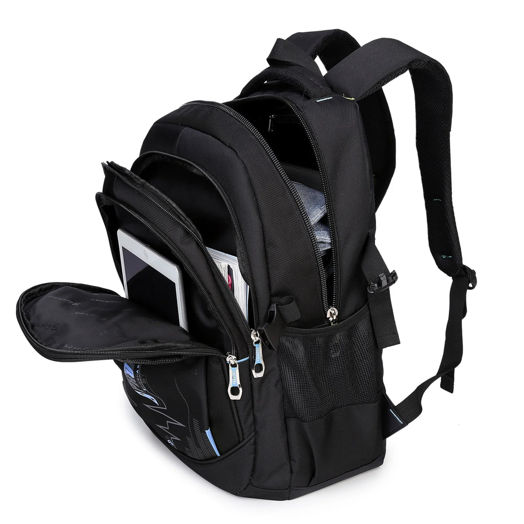 Black Blue Waterproof Lightweight Backpack G11335