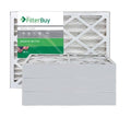 Silver MERV 8 10x24x4 Pleated AC Furnace Air Filter, Pack of 4 L412