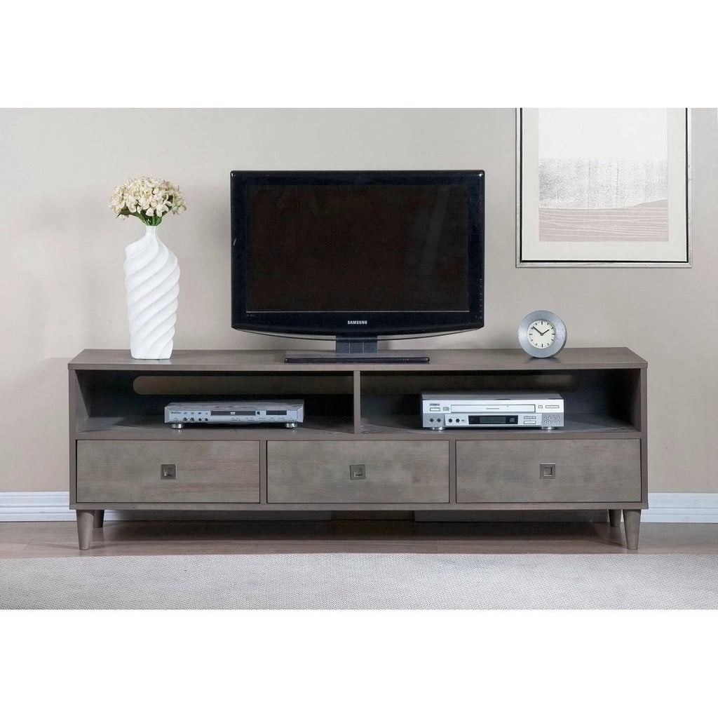 Gray Rubberwood Entertainment Center P931