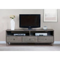 Gray Rubberwood Entertainment Center P931