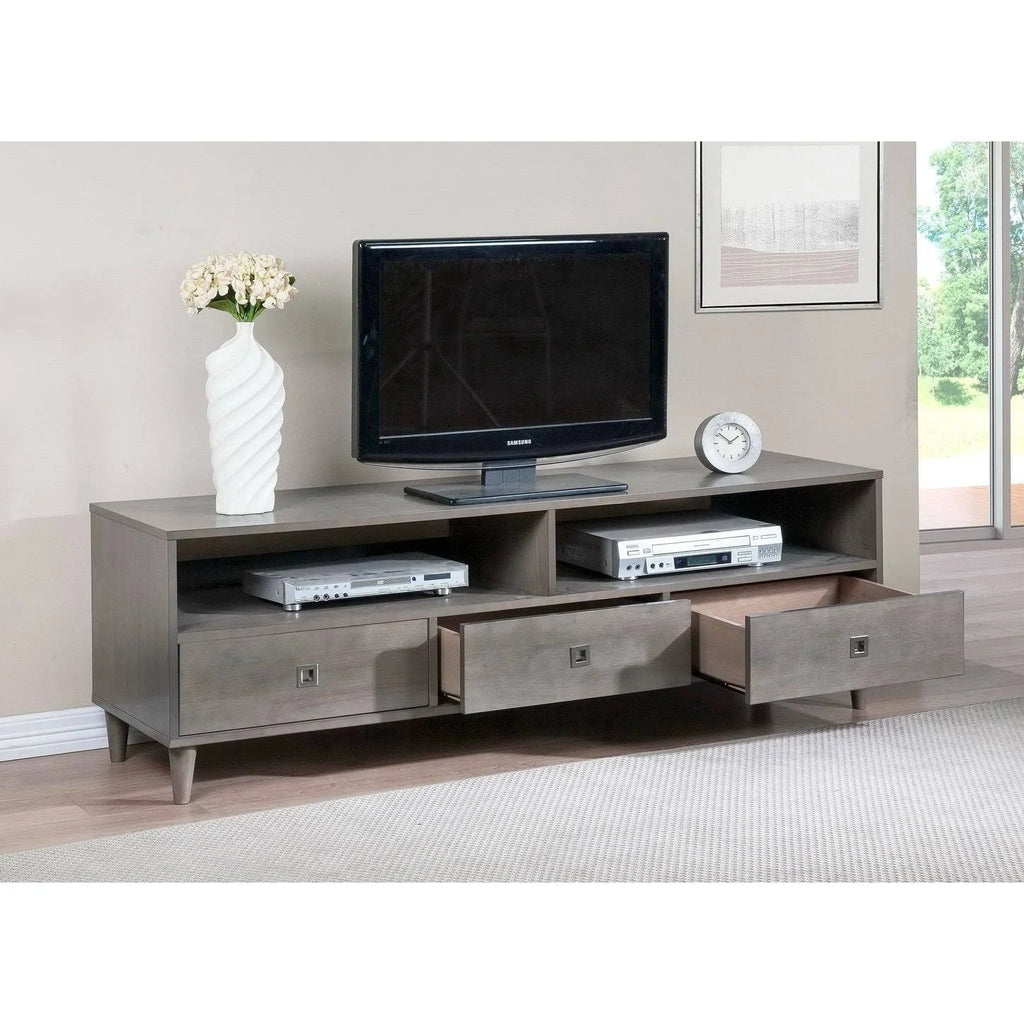 Gray Rubberwood Entertainment Center P931