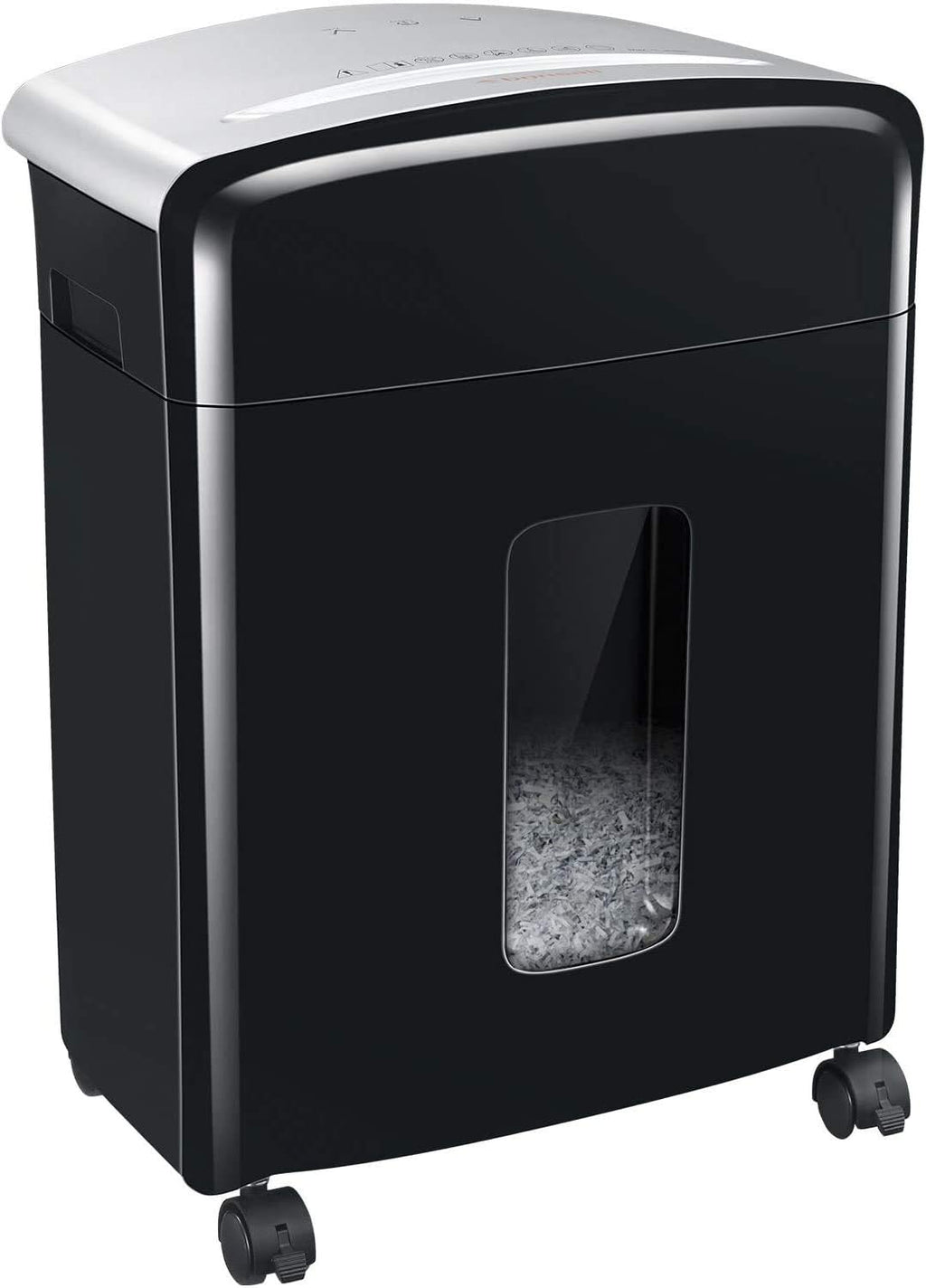 12-Sheet Micro Cut Paper Shredder with Pullout Basket N121809