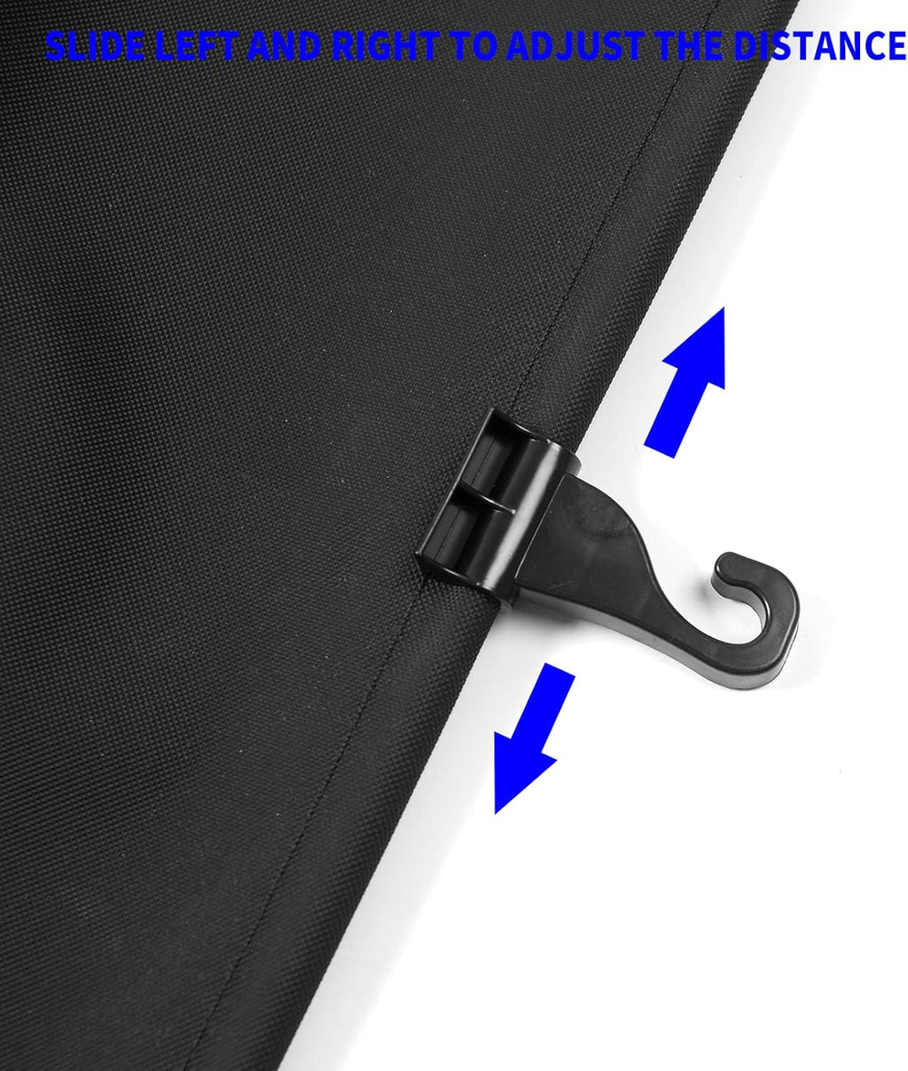 Black Retractable Cargo Cover for Subaru Forester N7128