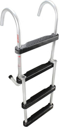 Folding 4-Step Pontoon Ladder Pack of 2 E136