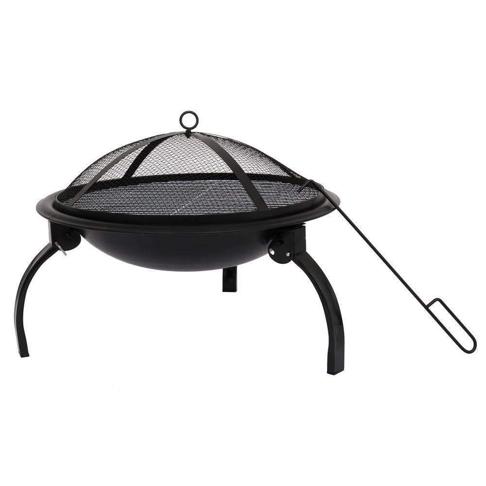 21 inch Cast Iron Charcoal Grill with Carrying Bag T9078