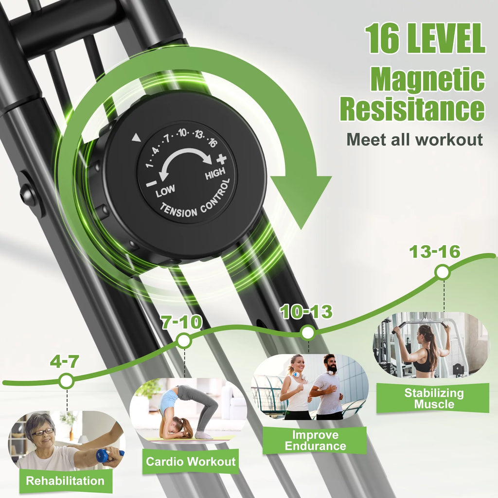 Folding Exercise Bike 16-Level Magnetic Resistance R760