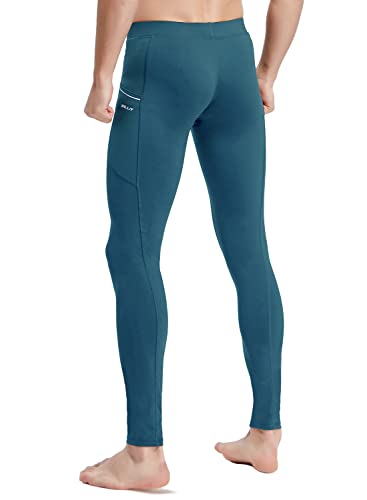 Men's Yoga Leggings Pants with Pockets Quick Dry A464655