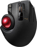Wired Wireless Bluetooth Thumb-Operated Trackball Mouse, 8-Button, Black G455349