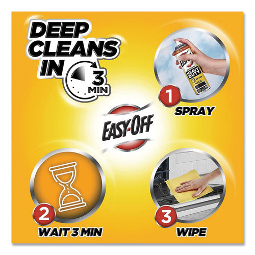 Unscented 24 Oz Aerosol Oven And Grill Cleaner, Bundle of 10 P83780