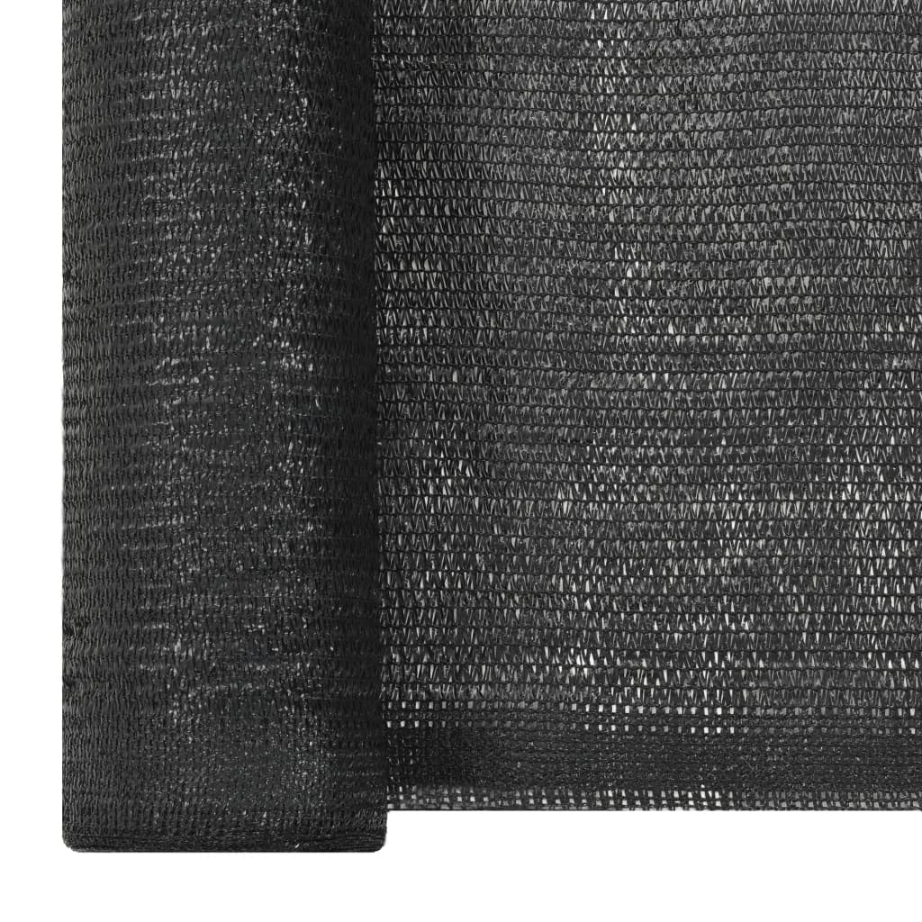 Black HDPE Privacy Net 3.3'x82' Q899809