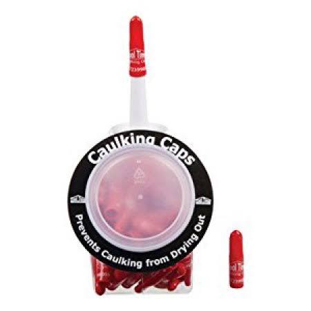 Vinyl Red Caulking Cap, 75 count L520363