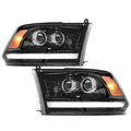 Full LED Headlights Assembly Pair with DRL Sequential Turn Signal Hi/Low Beam 6500K 12V IP67 I99043