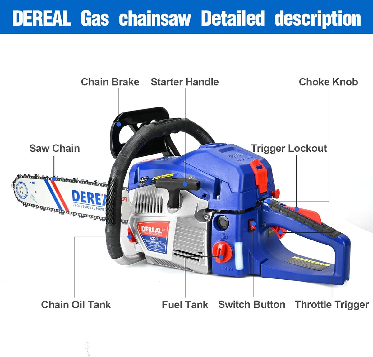 18-Inch Gas Powered Chainsaw N823237
