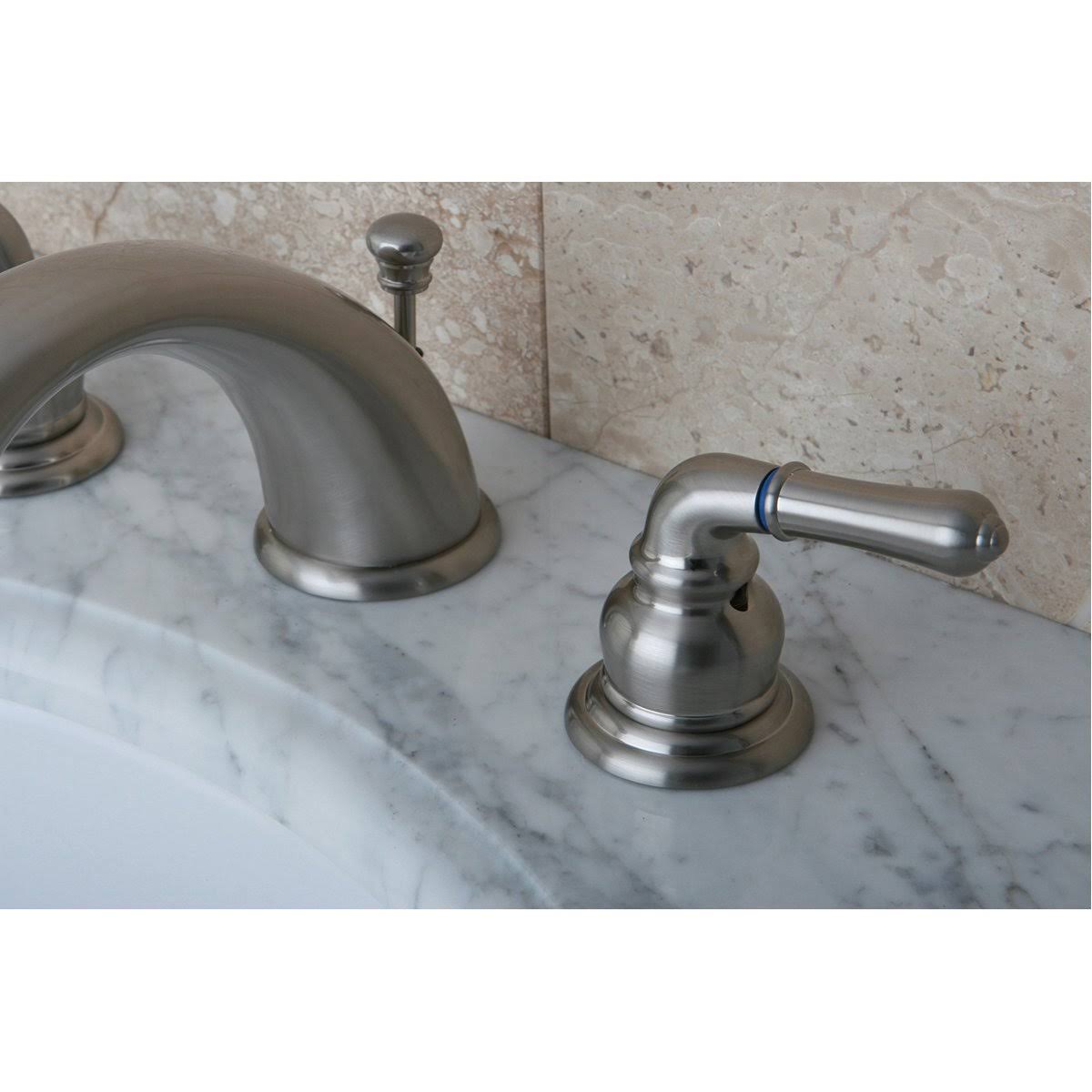 Polished Brass Widespread Lavatory Faucet W583