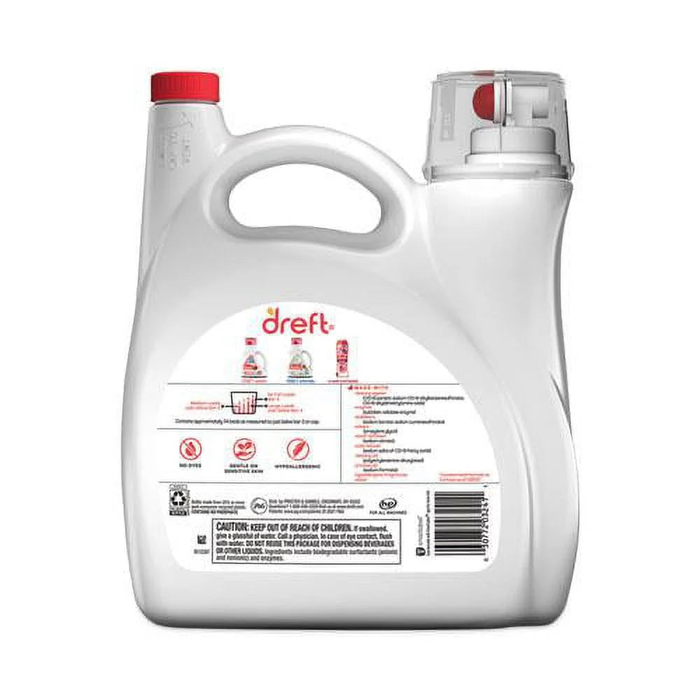Ultra Laundry Detergent, Baby Powder Scent, 165 Oz Bottle, 4/carton E692