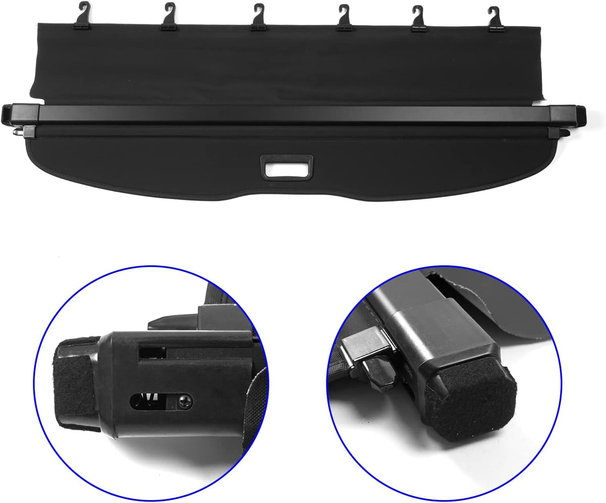 Black Retractable Cargo Cover for Subaru Forester N7128