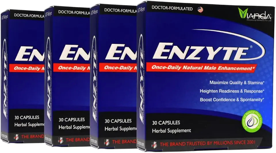 Natural Male Enhancement Bundle with Asian Ginseng, Ginkgo Biloba, Grape Seed Extract, Horny Goat Weed G3691