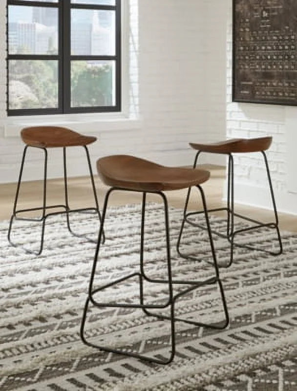 Counter Height Stool Brown/Black C8025