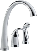 Chrome Single Handle Kitchen Faucet with Spray X23809