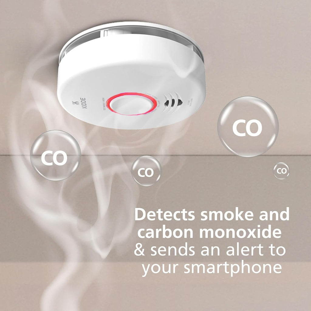 Smart Smoke & CO Detector Hardwired 2 Pack Z9894