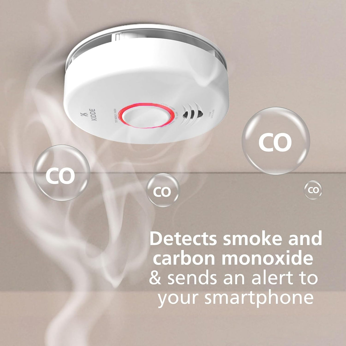 Smart Smoke & CO Detector Hardwired 2 Pack Z9894