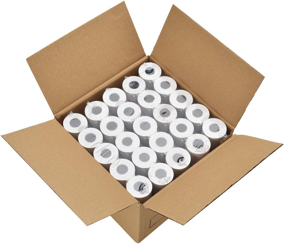 50 Rolls 2 1/4 x 165' Thermal Paper Receipt Paper Pack of 2 L703